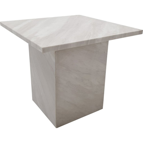 Image 1 of Vintage Marmor Couchtisch, Italien 1980