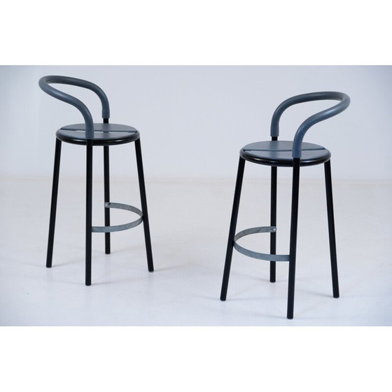 Image 1 of Paar alte Fritz hansen Pelikan Hocker von Niels Gammelgaard 1987