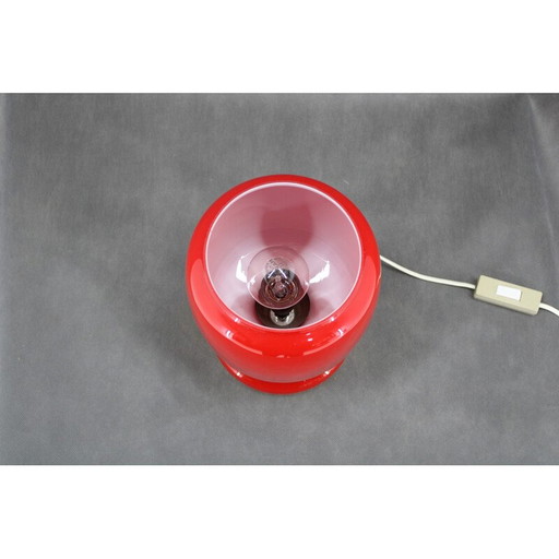 Mid Century Ganzglas-Tischlampe von S. Tabera, Tschechoslowakei 1970