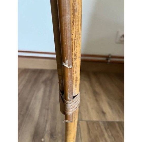 Image 1 of Vintage-Rattan-Schreibtisch