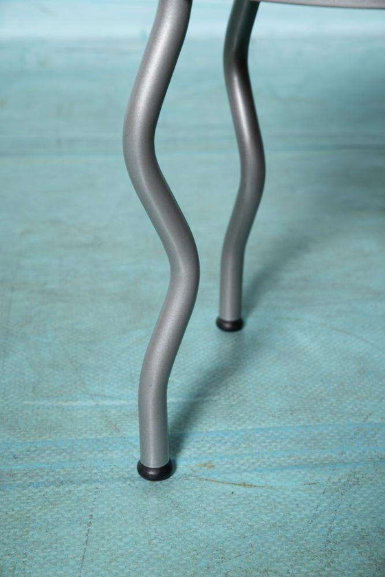 Image 1 of Space Age Zickzack-Hocker 90er Jahre Vintage Ikea Hocker