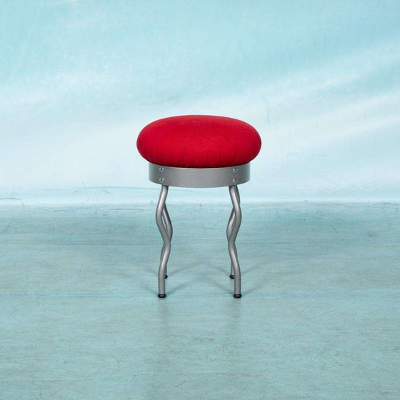 Image 1 of Space Age Zickzack-Hocker 90er Jahre Vintage Ikea Hocker