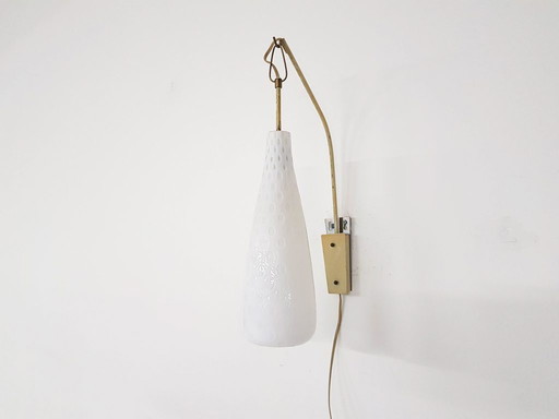 Wandleuchte aus Glas im Vintage-Stil