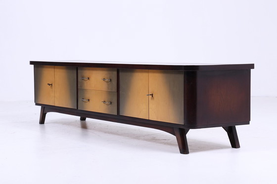 Image 1 of Vintage Lowboard 60er Jahre | Mid Century Sideboard TV Board Retro Aufbewahrung 70er Holz Kommode