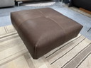Label Vandenberg Buck 1-Sitzer Pouf Braunes Leder