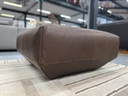 Label Vandenberg Buck 1-Sitzer Pouf Braunes Leder