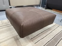 Label Vandenberg Buck 1-Sitzer Pouf Braunes Leder