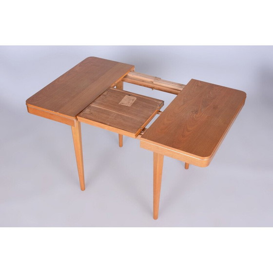 Image 1 of Alter Eichen-Esstisch für Jitona Soběslav, Tschechoslowakei 1950