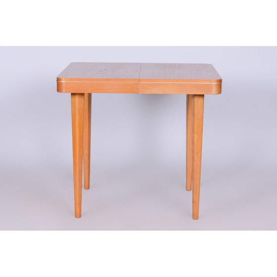 Image 1 of Alter Eichen-Esstisch für Jitona Soběslav, Tschechoslowakei 1950