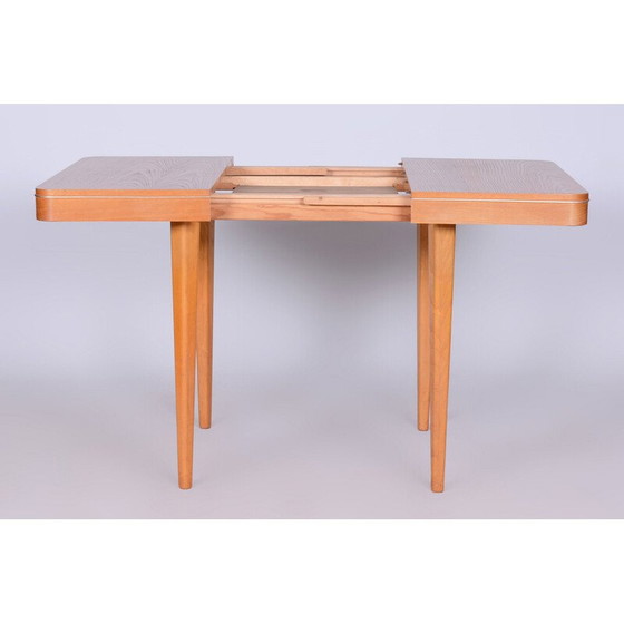 Image 1 of Alter Eichen-Esstisch für Jitona Soběslav, Tschechoslowakei 1950