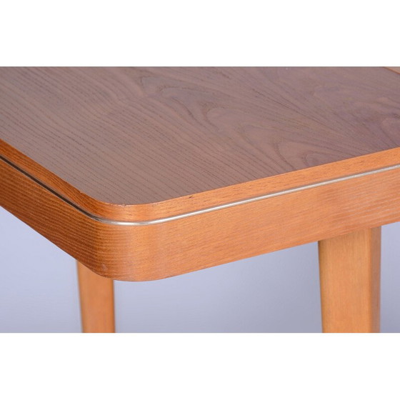 Image 1 of Alter Eichen-Esstisch für Jitona Soběslav, Tschechoslowakei 1950