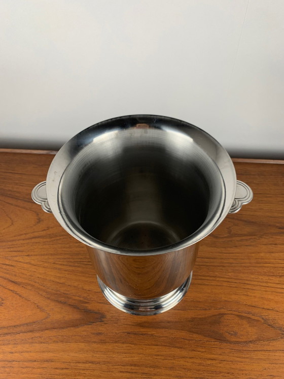 Image 1 of Vintage-Edelstahl-Champagnerkübel, 1970