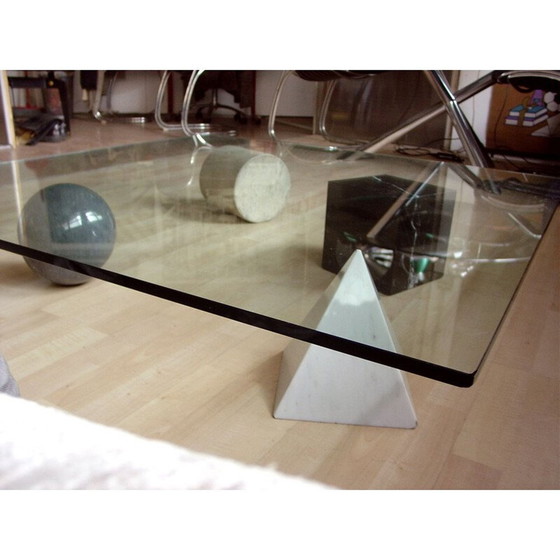 Image 1 of Vintage metafora Couchtisch von Massimo Vignelli für Martinelli, Italien 1970