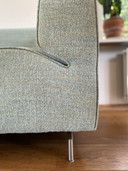 Modernes 2,5-Sitzer-Sofa türkis