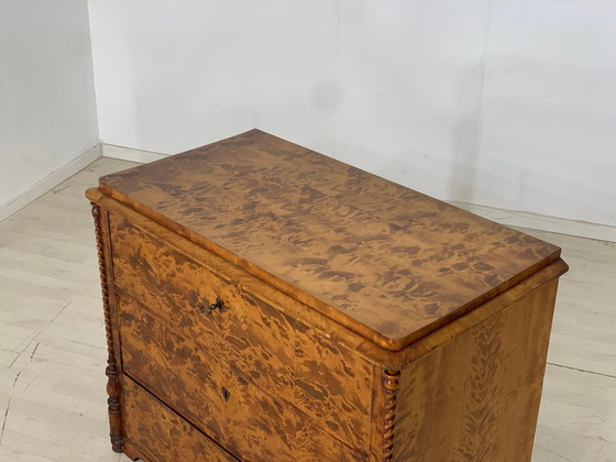 Image 1 of Biedermeier kommode schrank wäscheschrank antik