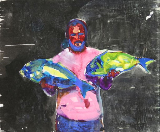 Michiel Hogenboom – Angeln – wanddecoratie