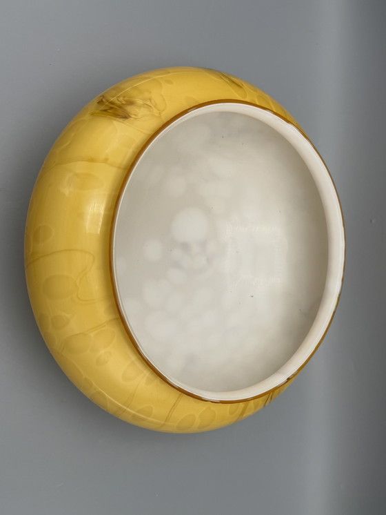 Image 1 of Art Deco Stil marmorierte Deckenlampe