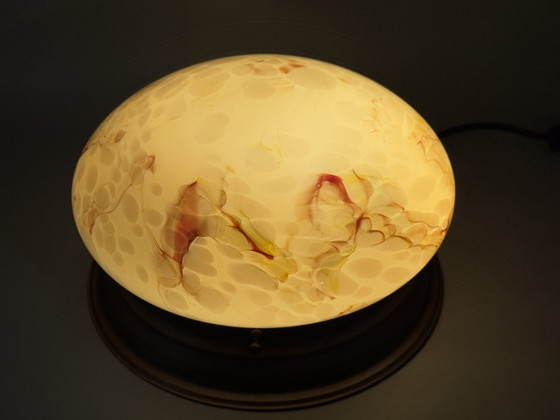 Image 1 of Art Deco Stil marmorierte Deckenlampe