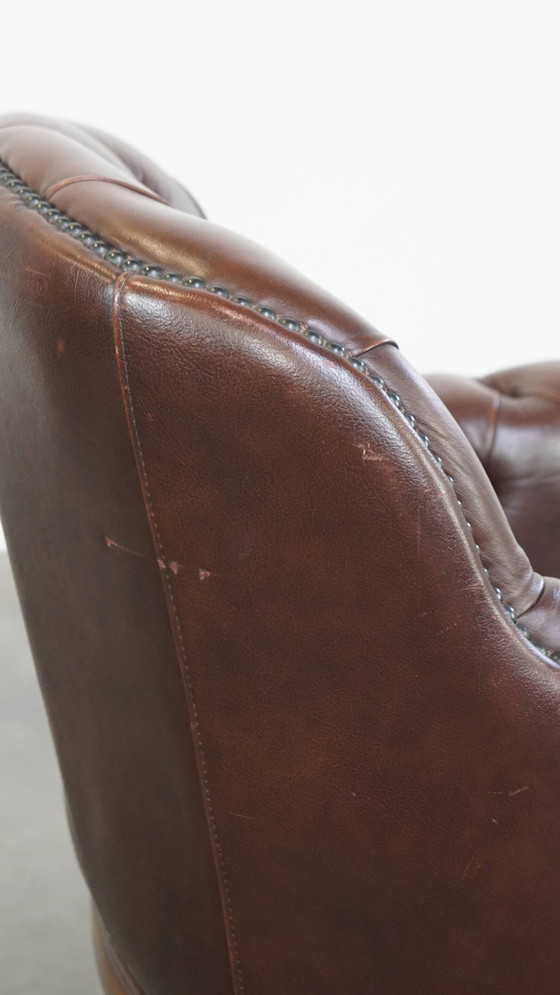 Image 1 of Chesterfield-Sessel aus Rindsleder