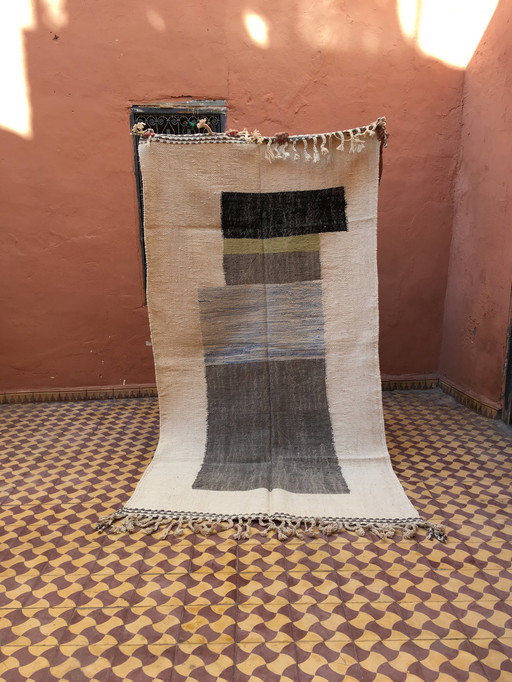 Kelim Boujaad Berber Teppich 262 X 142 Cm