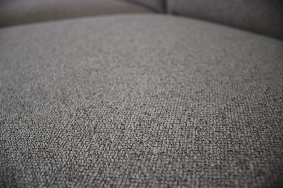 Image 1 of Cor Conseta Dreisitzer Couch Grau Uni Stoff Sofa Hohe Lehne Neub.