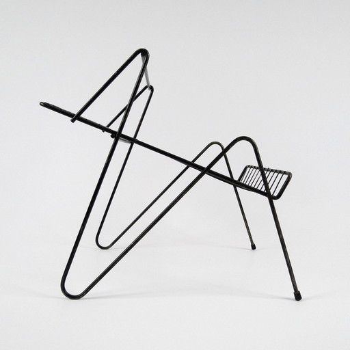 Zeitschriftenständer aus Eisen, 1950er Jahre