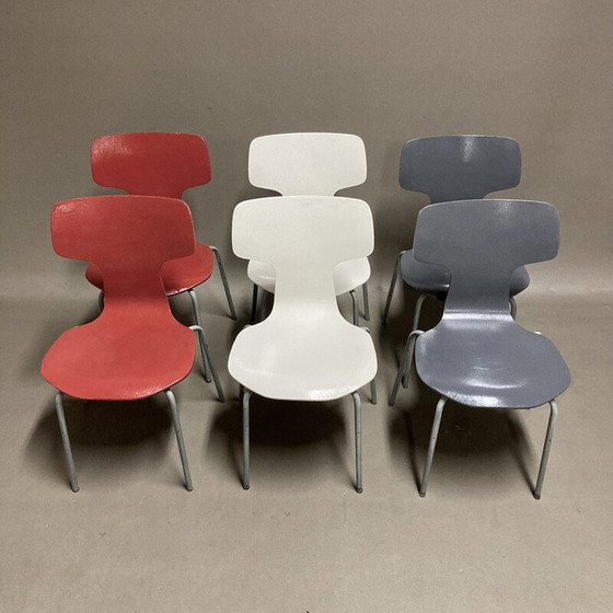 Image 1 of Satz von 6 Kinderstühlen von Arne Jacobsen, 1960