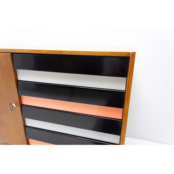 Image 1 of Mid Century Kommode aus Buchenholz U-458 von Jiri Jiroutek, Tschechoslowakei 1960er Jahre
