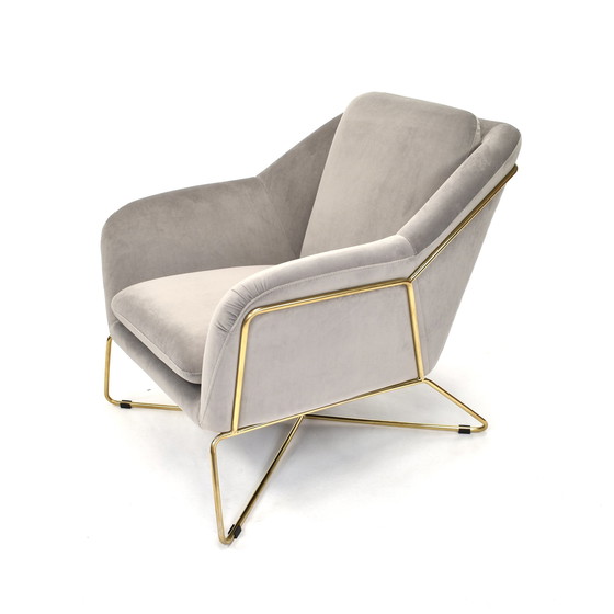 Image 1 of Soho Loungesessel aus schiefergrauem Samt