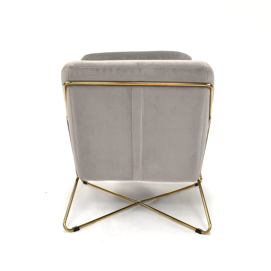 Image 1 of Soho Loungesessel aus schiefergrauem Samt