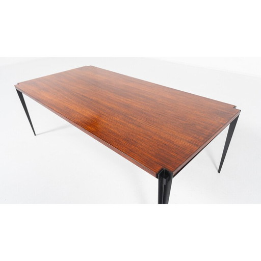 Vintage Couchtisch aus Holz von Osvaldo Borsani, Italien