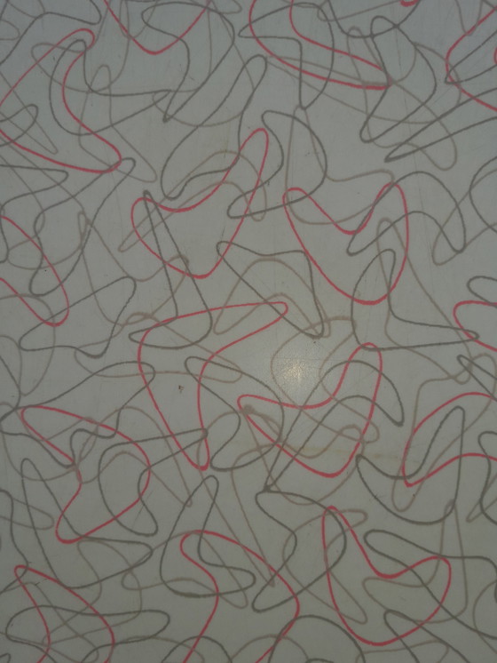 Image 1 of Mcdonalds Tisch und 2 Stühle Sechziger Jahre.