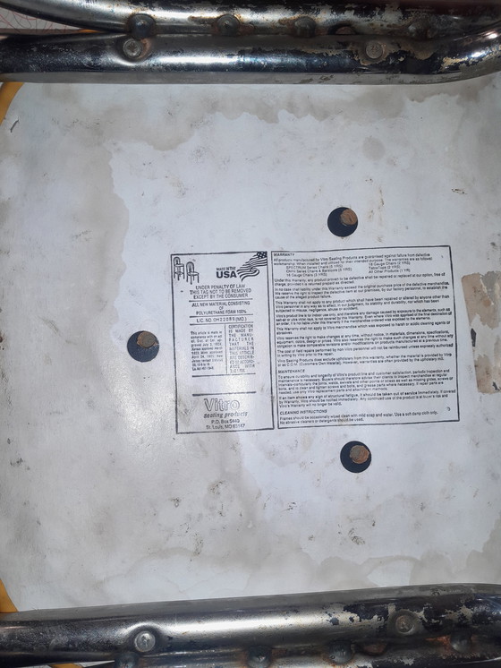 Image 1 of Mcdonalds Tisch und 2 Stühle Sechziger Jahre.