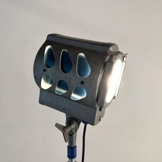 Image 1 of Verstellbare Kino-Stehlampe aus Metall, Italien 1960