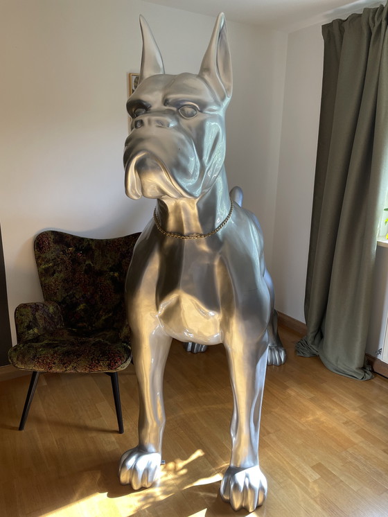 Image 1 of KARE Deko-Figur Toto XL Silber