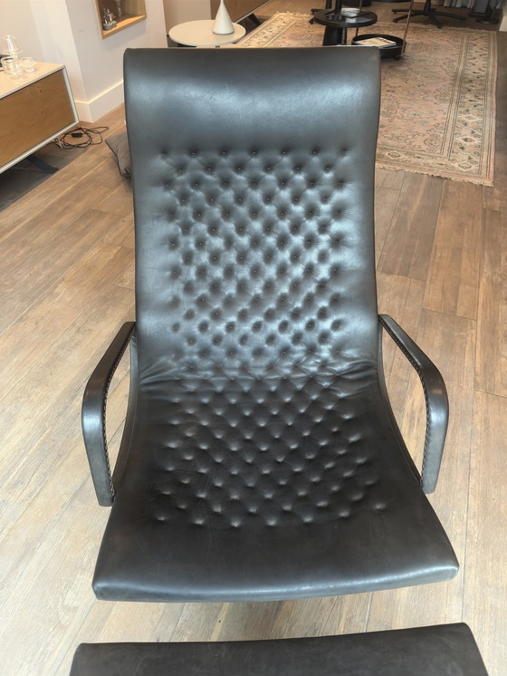 Image 1 of Sessel + Fußhocker De Sede