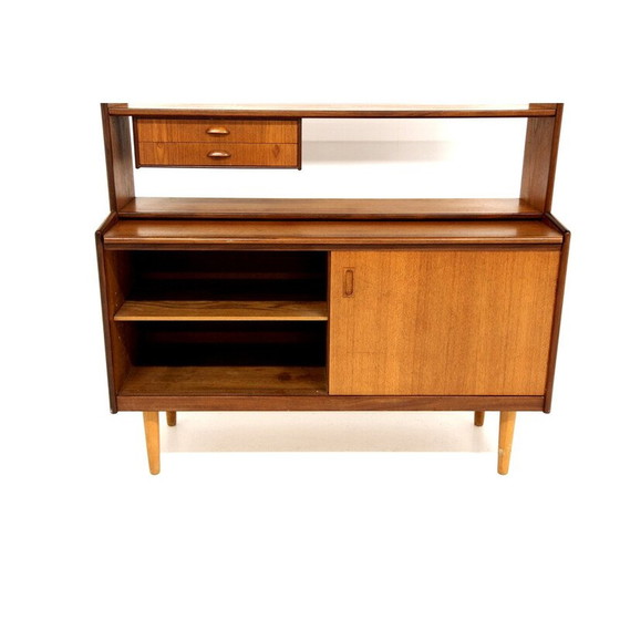 Image 1 of Vintage Schreibtisch aus Teakholz und Buche, Schweden 1960