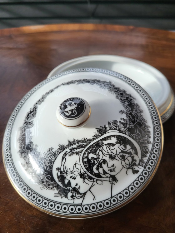 Image 1 of Hollohaza Porzellan Bonbonniere, Designer Endre Szasz, Ungarn, 1926-2003