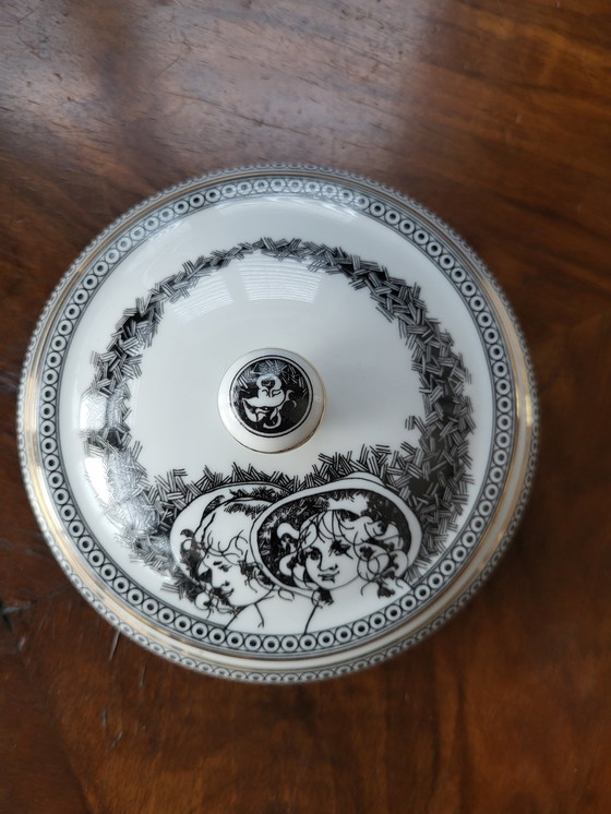 Image 1 of Hollohaza Porzellan Bonbonniere, Designer Endre Szasz, Ungarn, 1926-2003