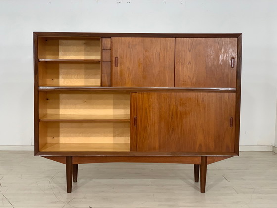 Image 1 of Danish teak highboard schrank wohnzimmerschrank vintage