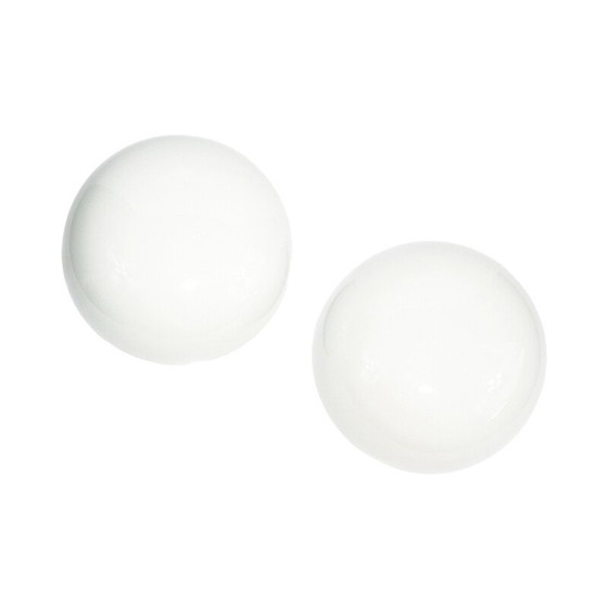 Image 1 of Paar Deckenlampen aus milchigem Glas für Polam, Polen 1970