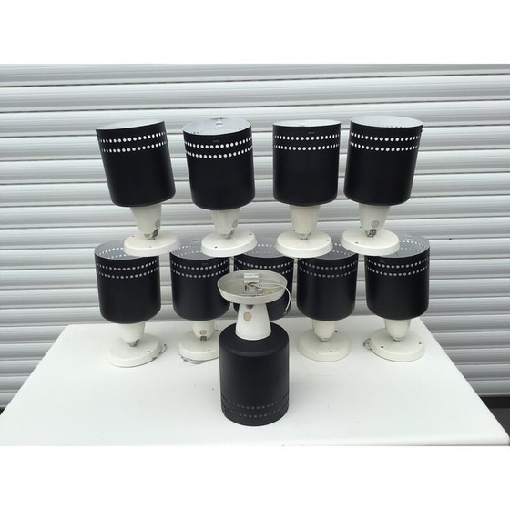 Image 1 of Satz von 10 alten Lita-Wandlampen, 1950-1960