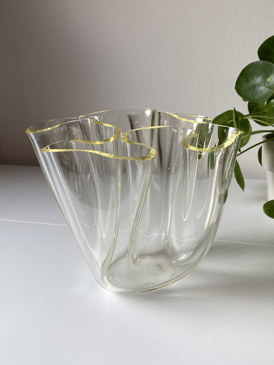 Image 1 of Lucite Taschentuch Vase Acryl/Plexiglas