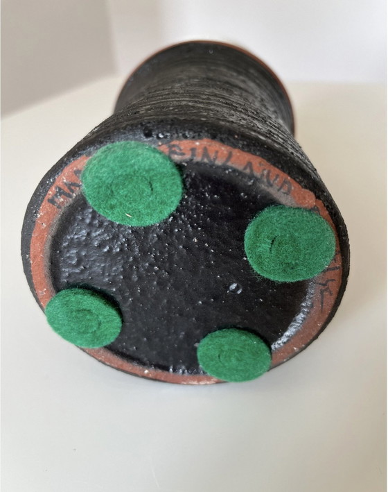 Image 1 of Keramikvase Kupittaan Savi Laine Finnland, Finnisch, Keramik, Steingut