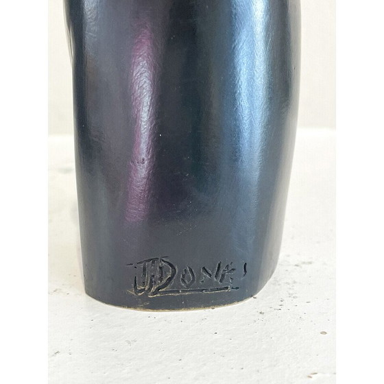 Image 1 of Vintage-Skulptur "Mutter und Kind" in Bronze von Marthe Donas, Belgien 1910