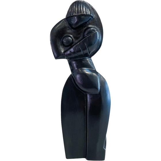 Image 1 of Vintage-Skulptur "Mutter und Kind" in Bronze von Marthe Donas, Belgien 1910