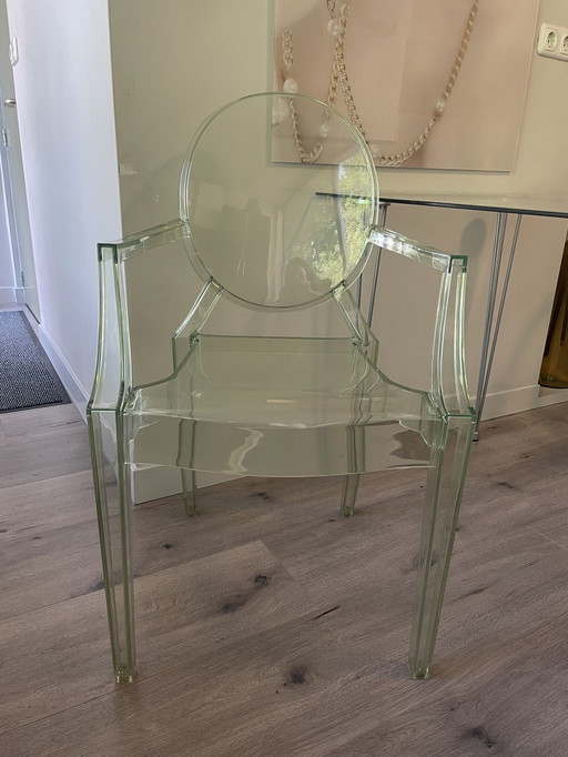 2x Kartell Ghost Stühle Grün