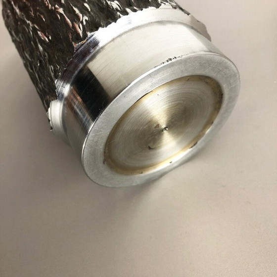 Image 1 of Paar Vasen aus brutalistischem Stahl, Deutschland 1970