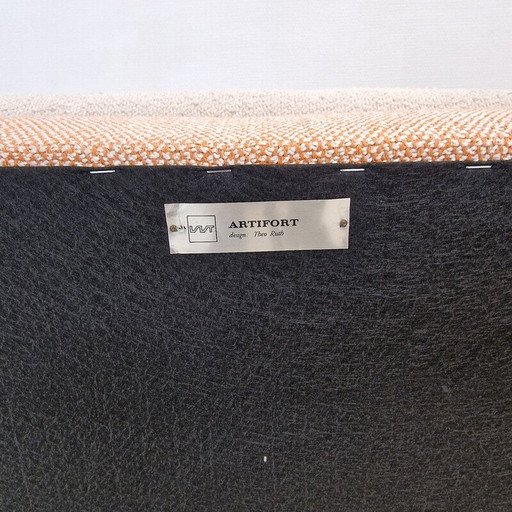 Paar alte Stühle Modell 410 von Theo Ruth für Artifort, 1950