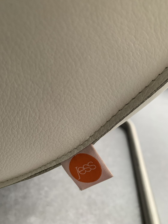 Image 1 of 2 Jess Design Sessel aus cremeweißem Leder